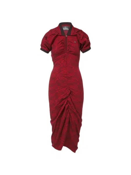 Rochie Vivienne Westwood cu imagine roșu