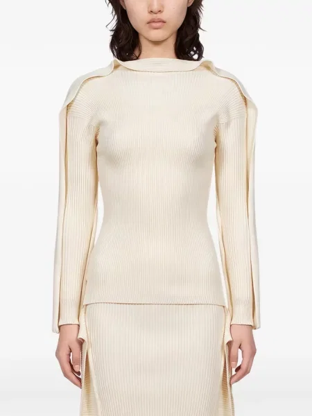 Top Issey Miyake tricotate cu volane