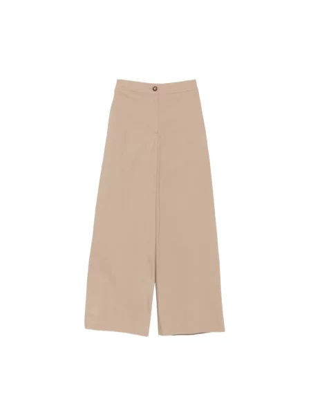 Spodnie Emporio Armani brązowe