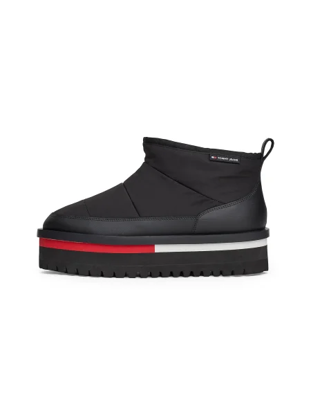 Tommy Jeans Cizme de zăpadă Tjw Flatform Boot Wl negru