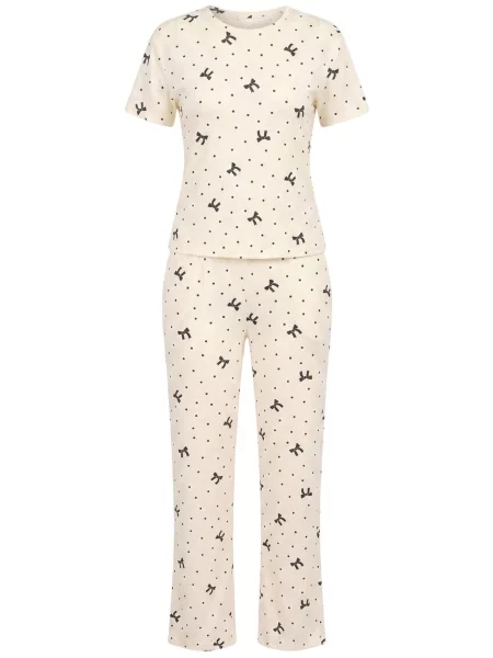 Trendyol Pijama bej negru