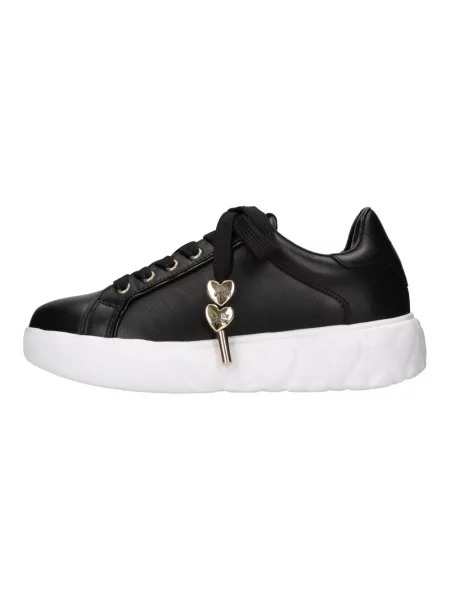 Sneakersy Love Moschino skórzane czarne