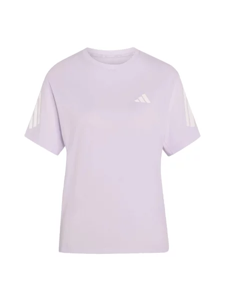 ADIDAS PERFORMANCE Tricou funcțional mov liliachiu / murdar alb
