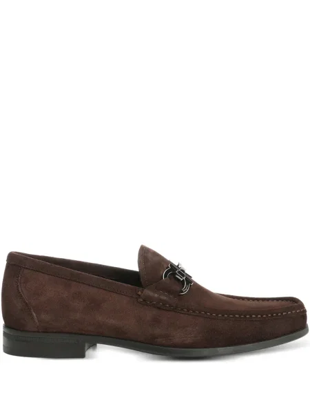 Pantofi Ferragamo slip-on maro