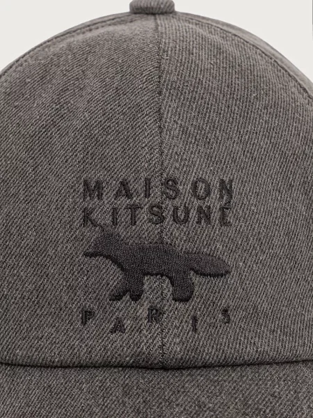 Maison Kitsuné Profile Fox καπέλο μπέιζμπολ ντένιμ