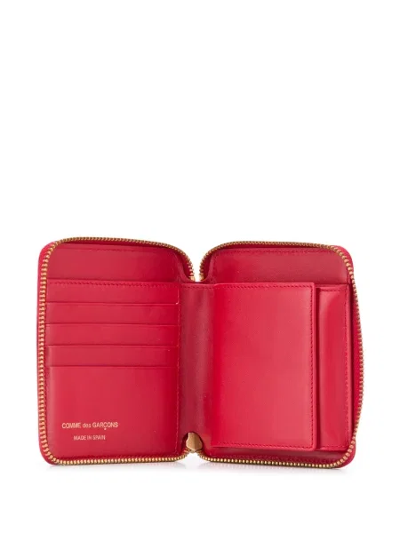 Puntíkatá peněženka Comme Des Garçons Wallet červená