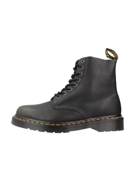 Botki Dr. Martens skórzane zielone