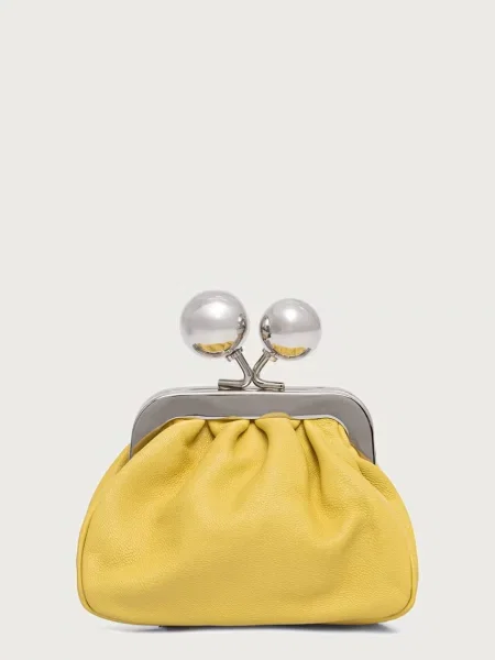 Weekend Max Mara crossbody kabelka dámska kožená DIOMEDE žltá