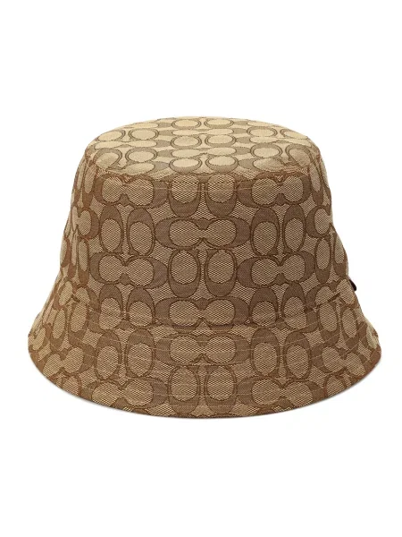 COACH Pălărie maro cămilă / închis bej