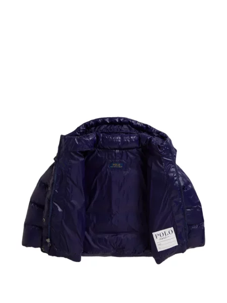 Kurtka puchowa dziecięca Polo Ralph Lauren niebieska
