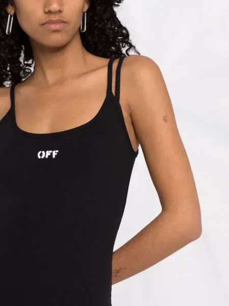 Oblekové šaty Off-white bílé