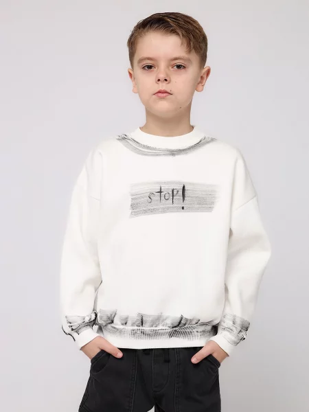 Дитячий Світшот YUKI білий