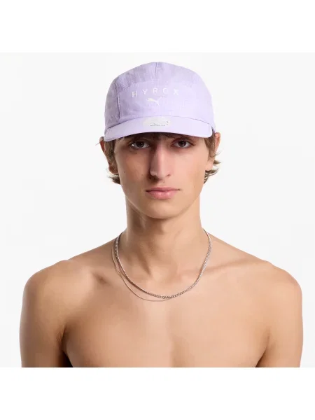 Шапка Puma X Hyrox Running 5 Panel Cap Graphic Light Lavender Universal