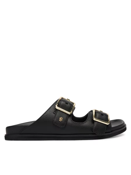 Шльопанці BOSS Freyah чорний
