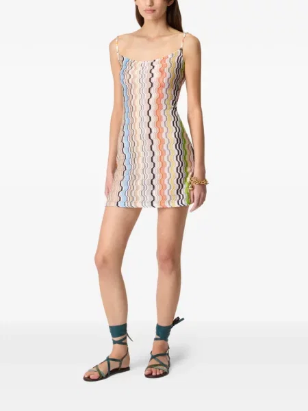 Rochie mini Missoni cu legături