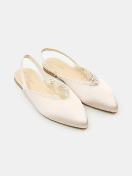 Кружевные балетки Sinsay