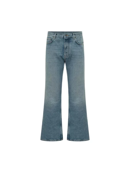 Jeansy straight leg Off-white białe