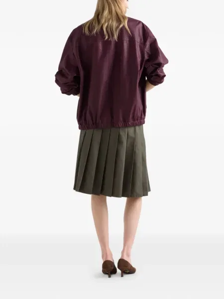 Geanta de piele Prada violet