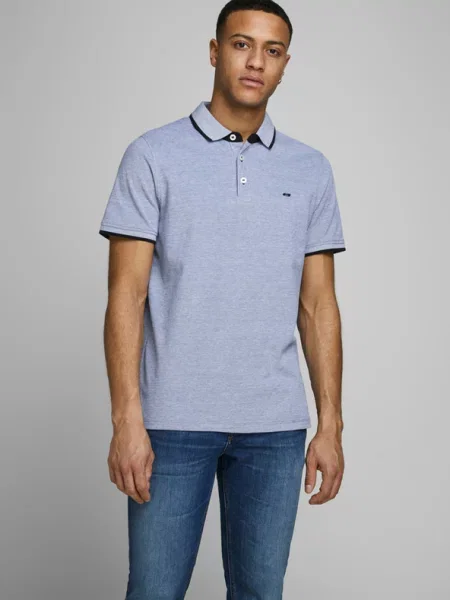 Jack & Jones Paulos Polo Shirt Blue μαύρο