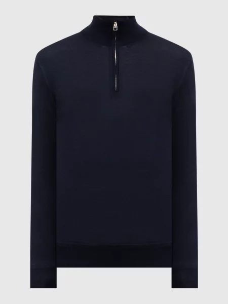 Джемпер з кашеміру та шовку Brett Johnson синій