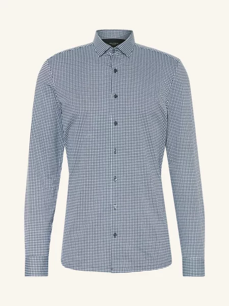 Olymp Koszula No. Six Super Slim blau czarna