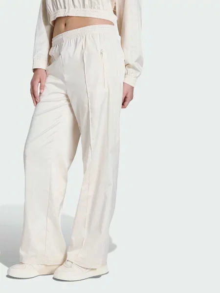 Повседневные переработанный брюки Adidas белые