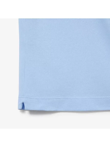Lacoste Koszulka Polo Z Bawełny Organicznej Piqué niebieska