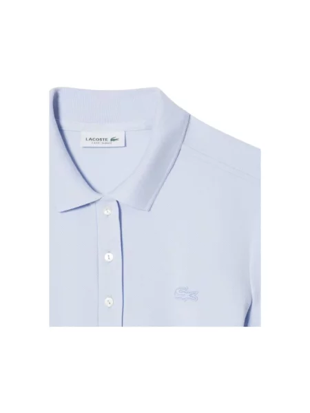 Lacoste sukienka mini prosta niebieski