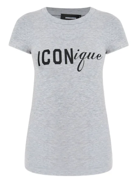 Tricou Dsquared2 cu imagine gri
