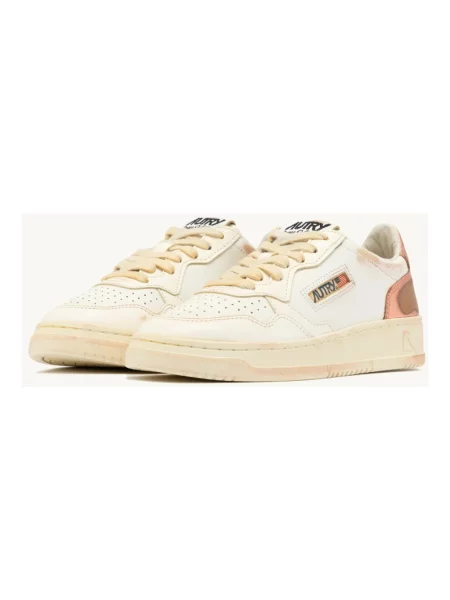AUTRY Medalist sneakersy zamszowe beżowe