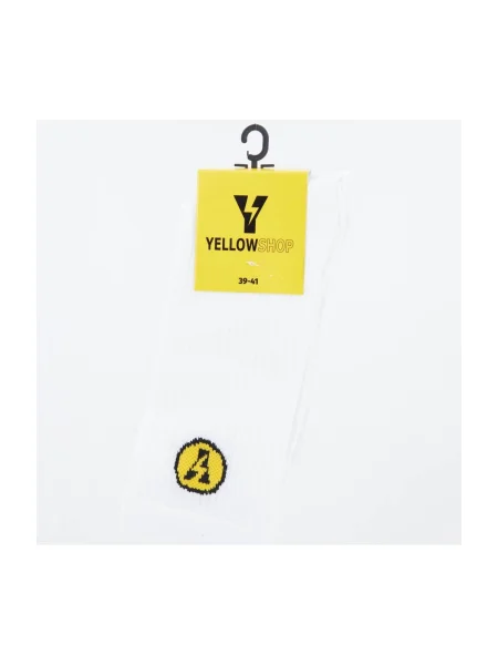 Șosete Yellow alb
