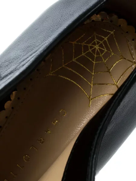 Botine Charlotte Olympia din piele negru