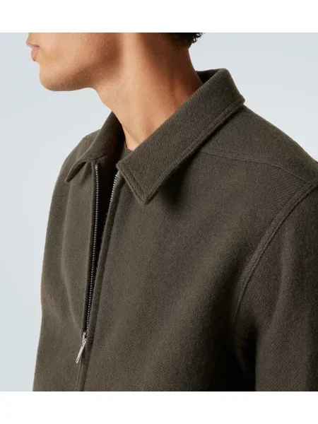 Geacă Rick Owens de lână verde