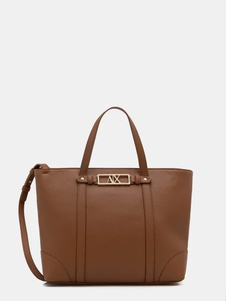 Torebka Armani Exchange brązowa