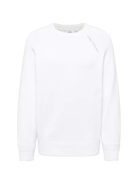 Sweter Carlo Colucci elegancki biały