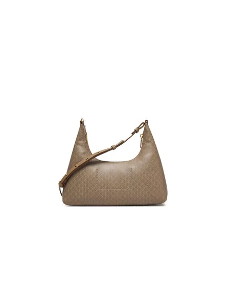 Rankinė Calvin Klein Emblem Aop Conv Shoulder Bag smėlio