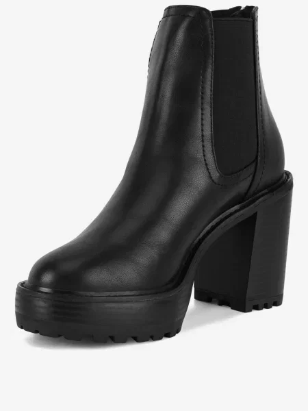 Nine West Polokozačky černá