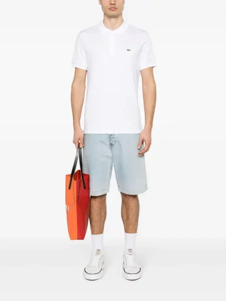 Polo marškinėliai Lacoste balta