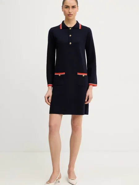 Luisa Spagnoli rochie din lână Mariolina