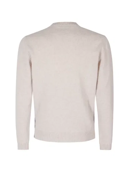 Pulover Seventy cu model argyle cu decolteu rotund