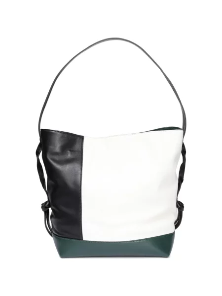 Geantă shopper Marni alb