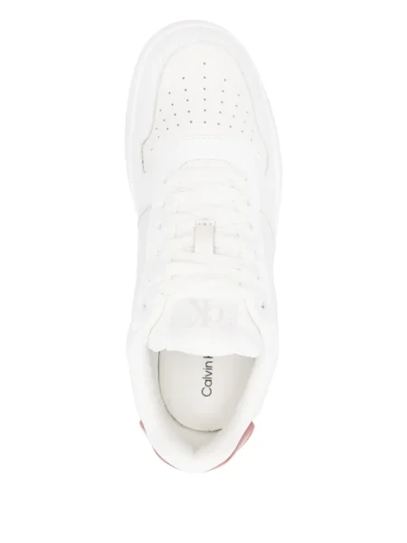 Sneakerși Calvin Klein Jeans alb