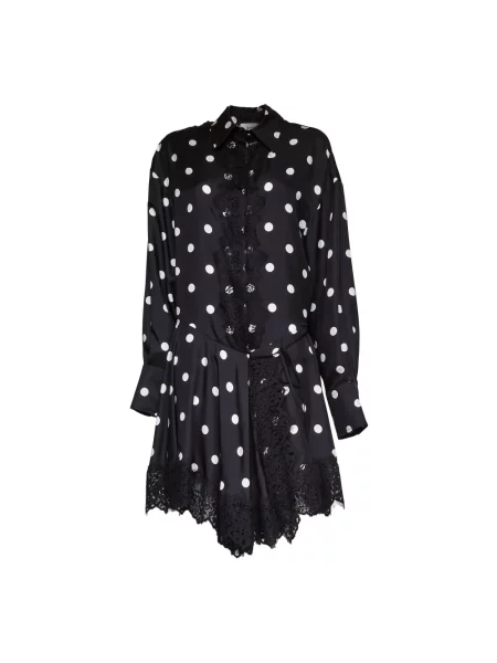 Sukienka koszulowa Sportmax czarna