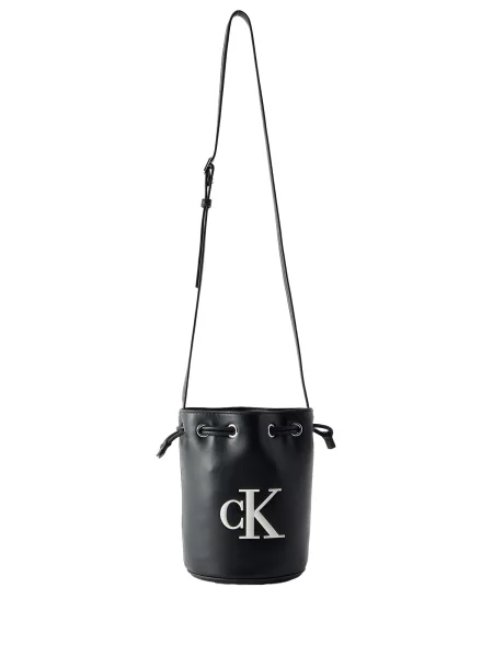 Calvin Klein Geantă tip sac BOLD' negru