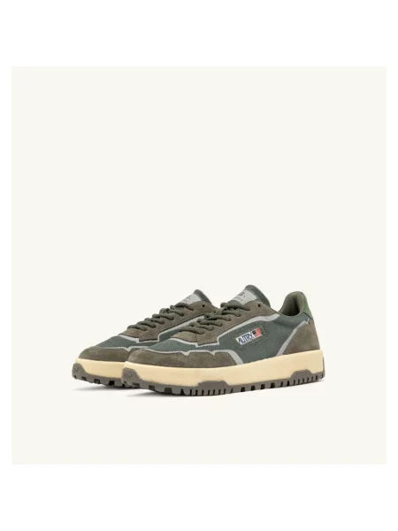 Sneakersy Autry zamszowe zielone