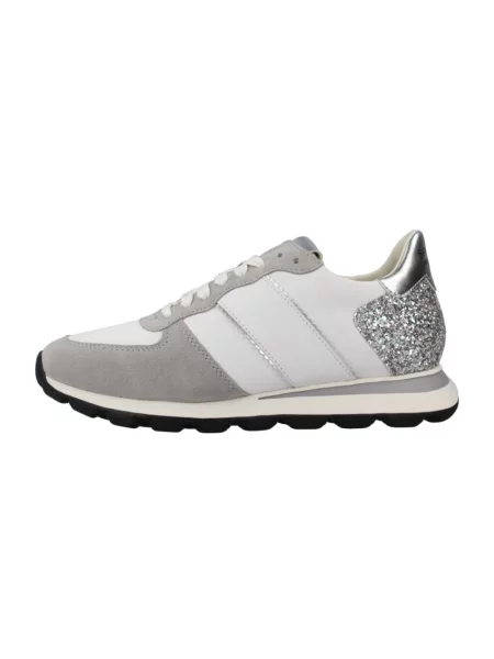 Sneakersy Geox skórzane szare