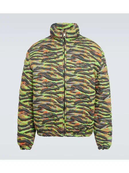 Maskáčová prošívaná bunda Erl zelená