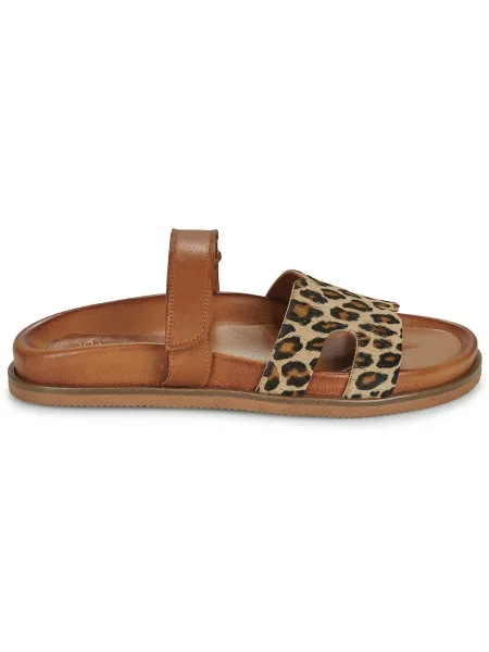 Tenisky Exé Shoes s leopardím vzorom hnedá