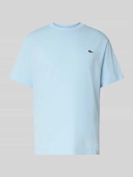 T-shirt o kroju regular fit z czystej bawełny Lacoste