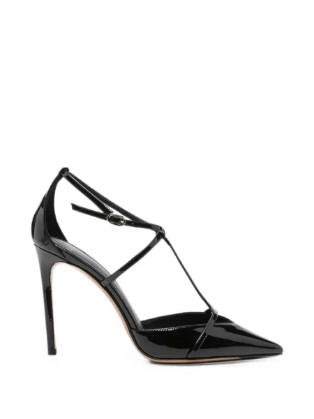 Pantofi cu toc Alexandre Birman cu bretele negru